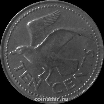 10 центов 1995 Барбадос. Чайка.