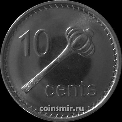 10 центов 2009 острова Фиджи.