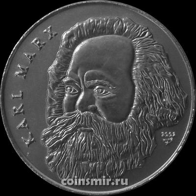 1 песо 2002 Куба. Карл Маркс.