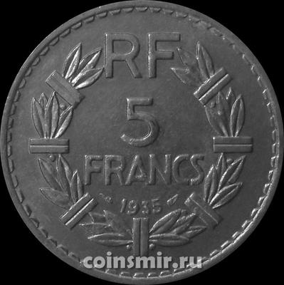 5 франков 1935 Франция.
