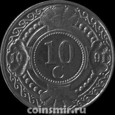10 центов 1990 Нидерландские Антильские острова.