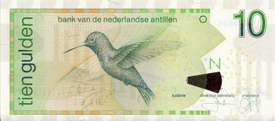 10 гульденов 2006 Нидерландские Антильские острова.