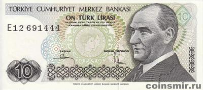 10 лир 1970 (1982) Турция.