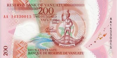 200 вату 2014 Вануату.