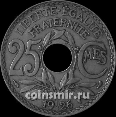 25 сантимов 1926 Франция.  