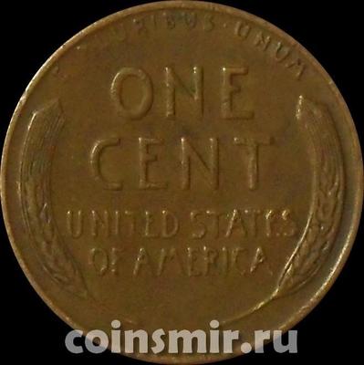 1 цент 1952 D США. Линкольн.