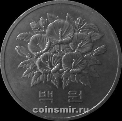100 вон 1981 Южная Корея. Первая годовщина Пятой республики.