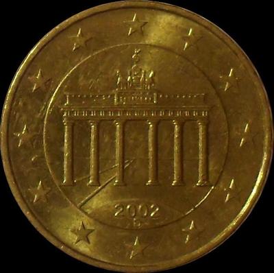 10 евроцентов 2002 D Германия.