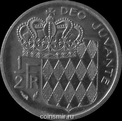 1/2 франка 1982 Монако.