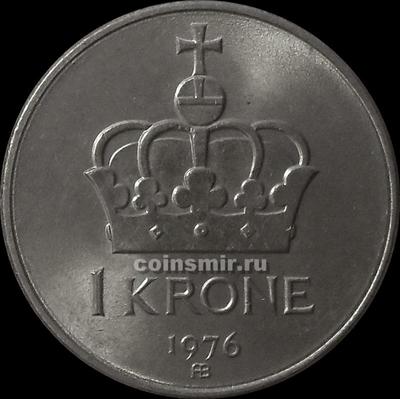 1 крона 1976 Норвегия.