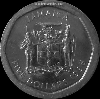 5 долларов 1996 Ямайка.
