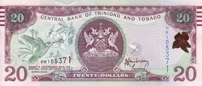 20 долларов 2006 Тринидад и Тобаго.