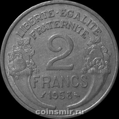 2 франка 1958 Франция.
