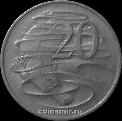20 центов 1971 Австралия. Утконос.