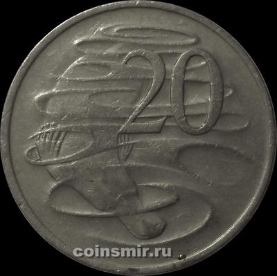20 центов 1975 Австралия. Утконос.