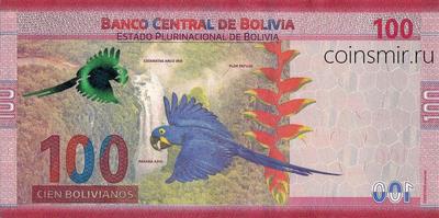 100 боливиано 2018 Боливия.