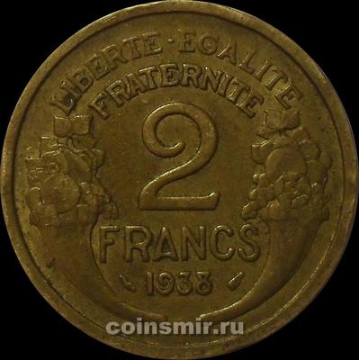 2 франка 1938 Франция.