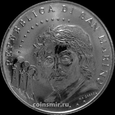 5 евро 2010 Сан-Марино. 400 лет со дня смерти Караваджо.