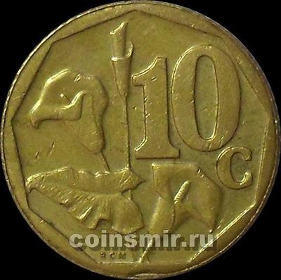 10 центов 2003 Южная Африка. Лилия. South Africa.