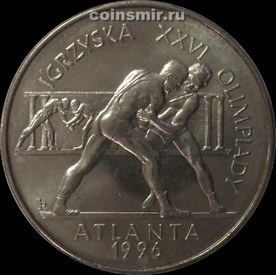 2 злотых 1995 Польша. Олимпиада в Атланте 1996.