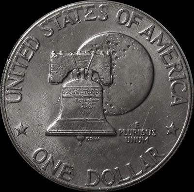1 доллар 1976 D США. Эйзенхауэр. 200 лет независимости.