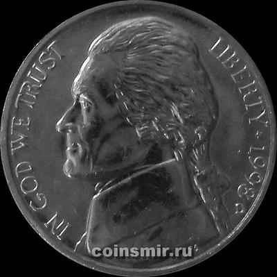 5 центов 1998 D США. Томас Джефферсон.