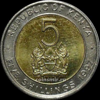 5 шиллингов 1997 Кения.