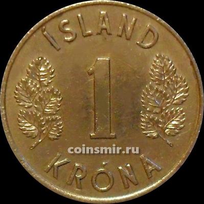 1 крона 1970 Исландия.