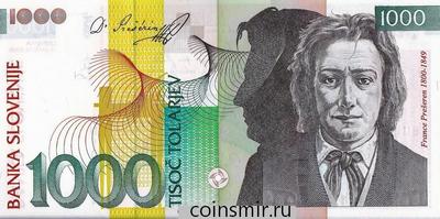 1000 толаров 2005 Словения.