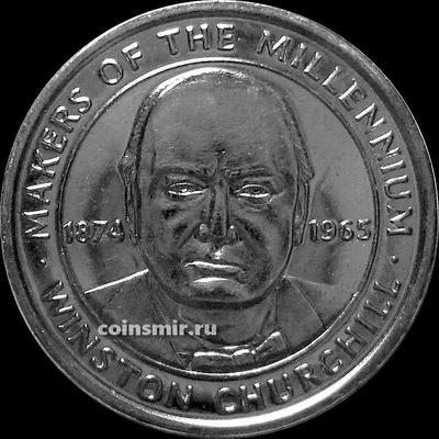 Жетон Уинстон Черчилль 1874 -1965. Миллениум 2000.