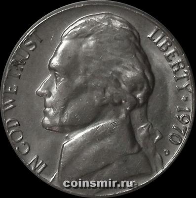 5 центов 1970 D США.