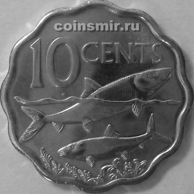 10 центов 2010 Багамские острова.
