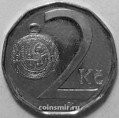2 кроны 2002 Чехия.