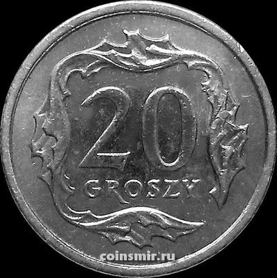 20 грошей 2000 Польша.