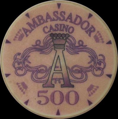 Фишка казино Амбассадор в 500 у.е.