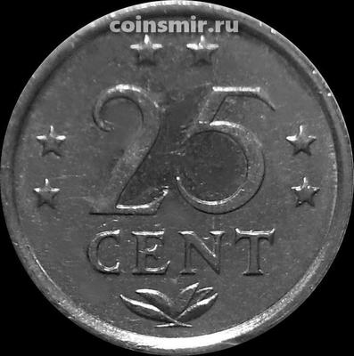 25 центов 1985 Нидерландские Антильские острова.