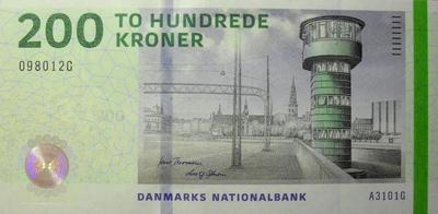 200 крон 2009 Дания.