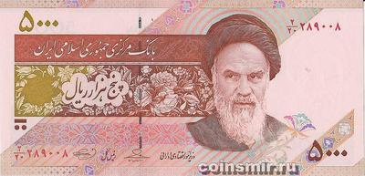 5000 риалов 2009-2010  Иран.