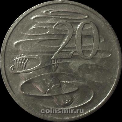 20 центов 2001 Австралия. Утконос.