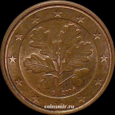 1 евроцент 2004 G Германия.