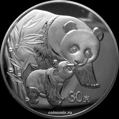 30 грамм 2004 Китай. Панда с детёнышем.