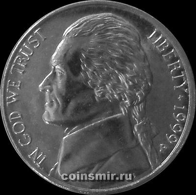 5 центов 1999 Р США. Томас Джефферсон.