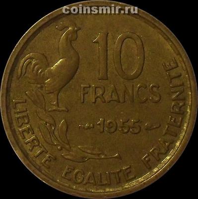 10 франков 1955 Франция.