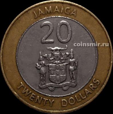 20 долларов 2000 Ямайка. VF