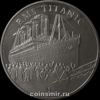 1 доллар 2002 Сьерра-Леоне. Титаник.