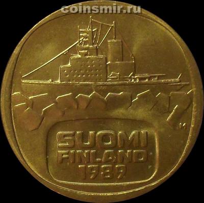 5 марок 1989 М Финляндия. Ледокол Урхо.