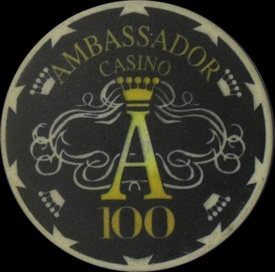 Фишка казино Амбассадор 100 у.е.
