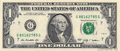 1 доллар 2009 G США.