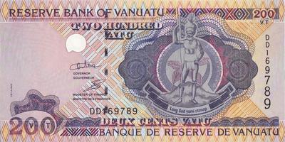 200 вату 2002-2010 Вануату.
