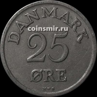 25 эре 1950 N;S Дания.